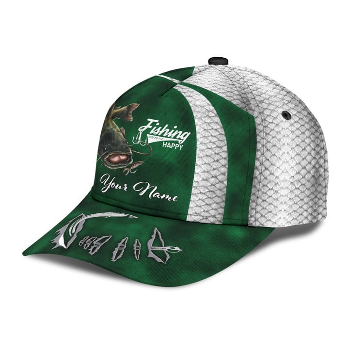 Frenzidea Personalized Catfish Fishing Hook Cap