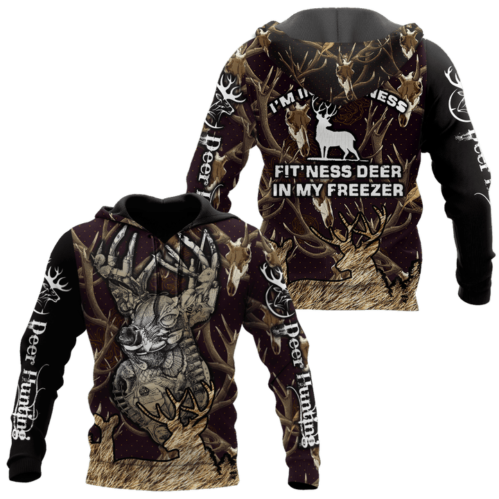 frenzidea Personalized Name Premium Deer Hunting Season 3D Shirts