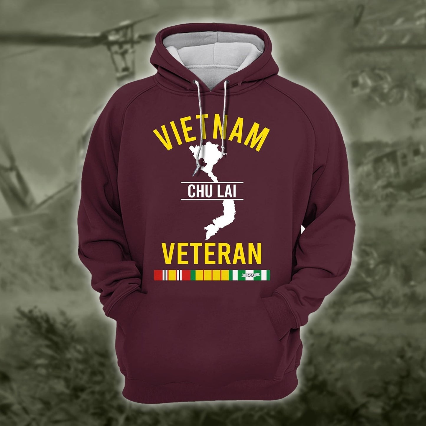 Frenzidea Premium Vietnam Veteran Hoodie