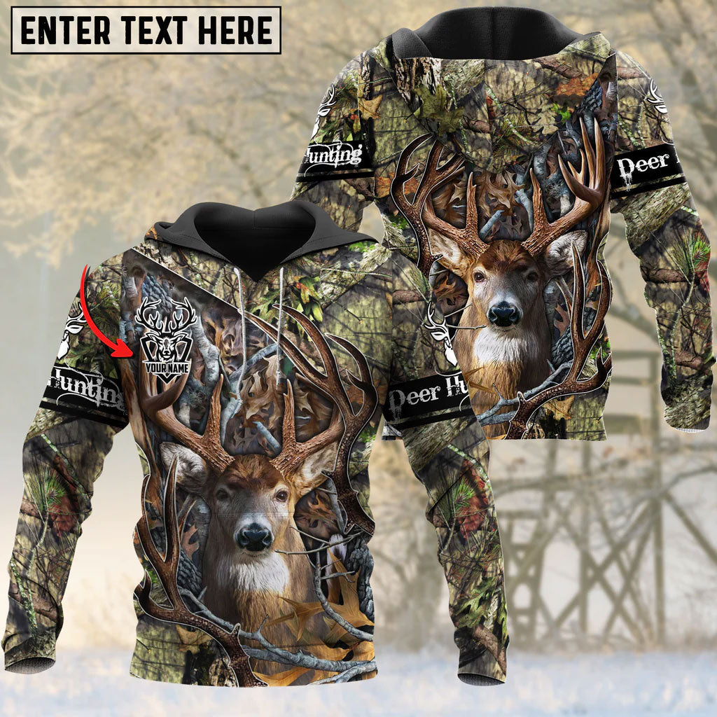 frenzidea Deer Hunting Personalized Name 3D Shirts