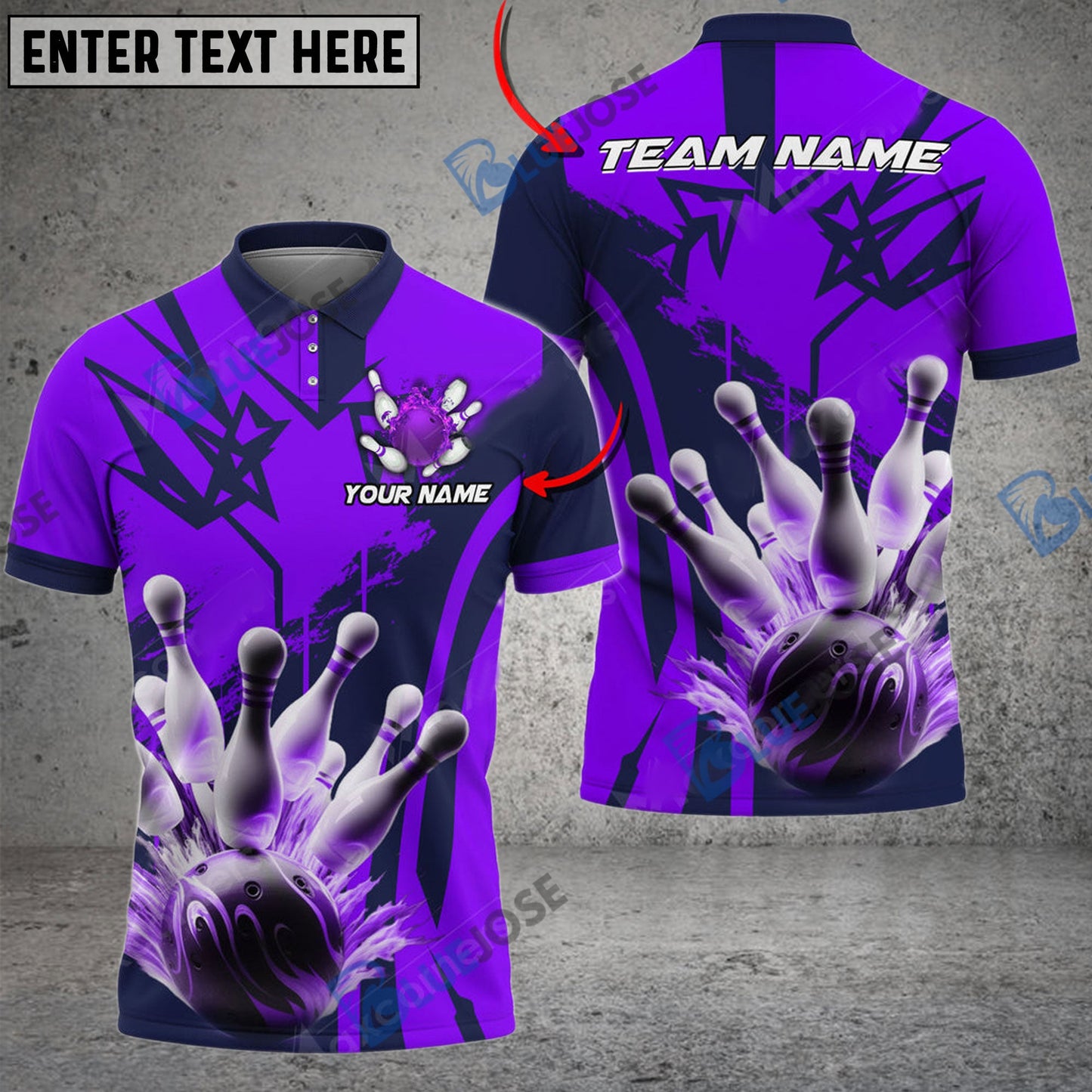 Frenzidea Bowling And Pins Legendary Throw Customized Name 3D Shirt (4 Colors)