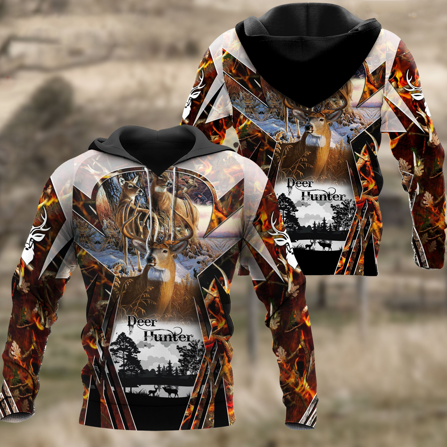 Frenzidea Deer Hunting 3D Shirts