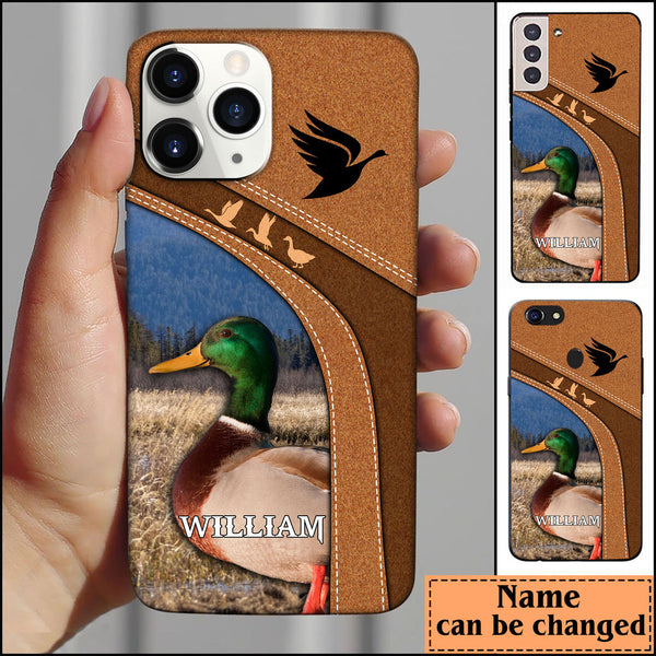 frenzidea Duck Hunting Personalized Name Phone Case