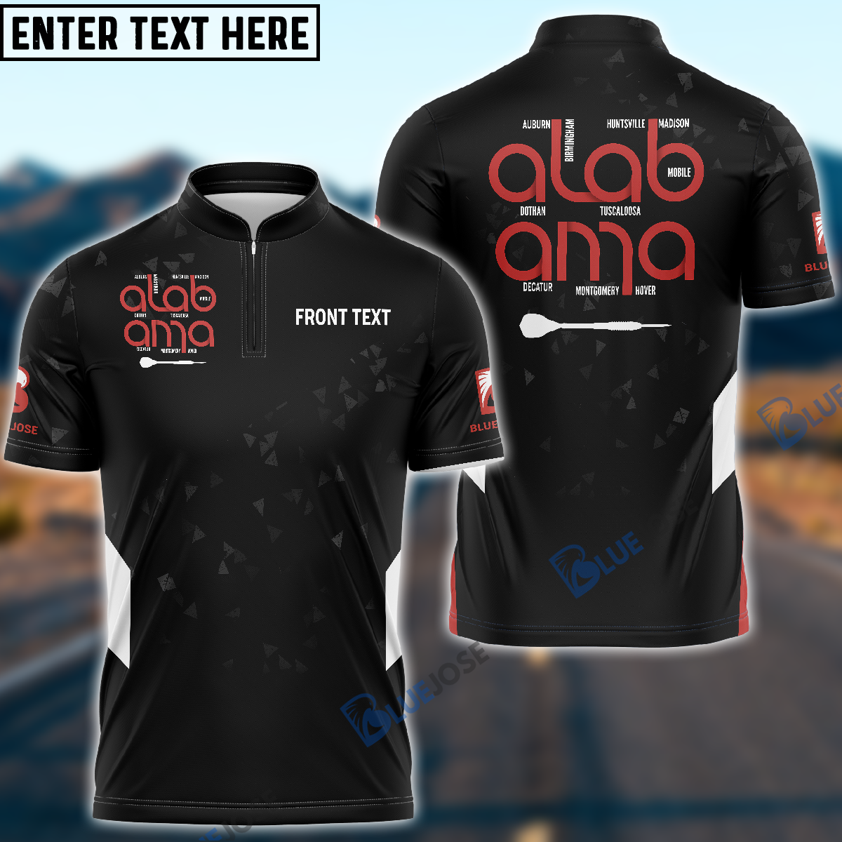 Frenzidea Alabama Darts Custom Name Shirt
