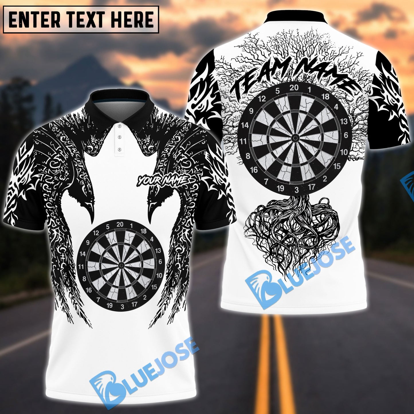 Frenzidea Darts Viking Tattoo Personalized Shirt