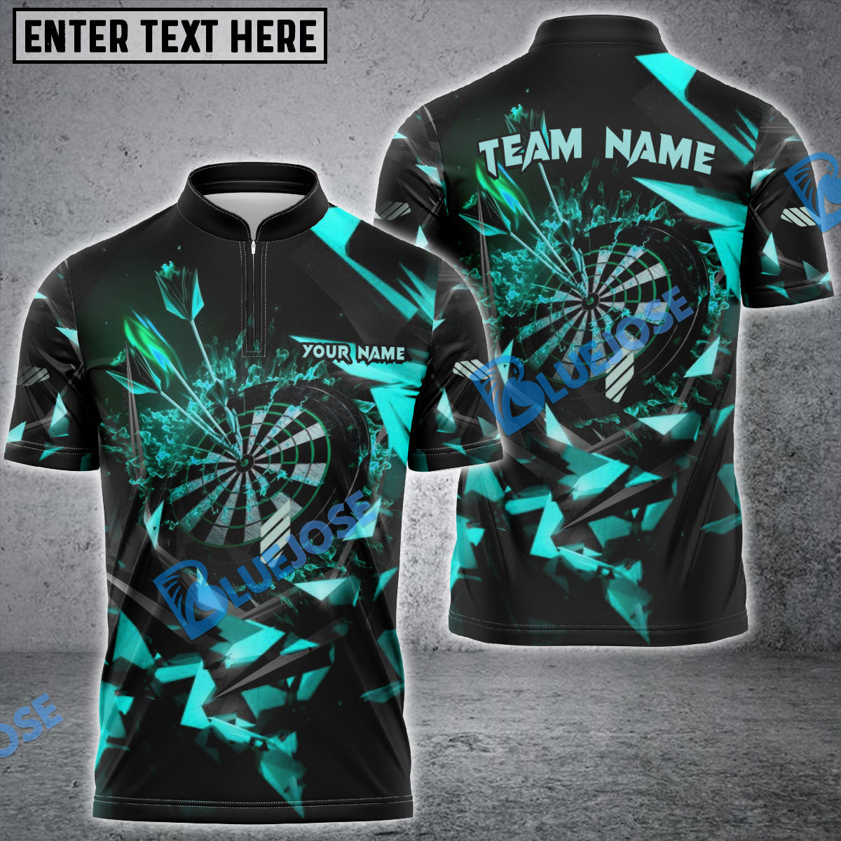 Frenzidea Thunder Rising Darts Personalized Name, Team Name 3D Shirt (6 Colors)
