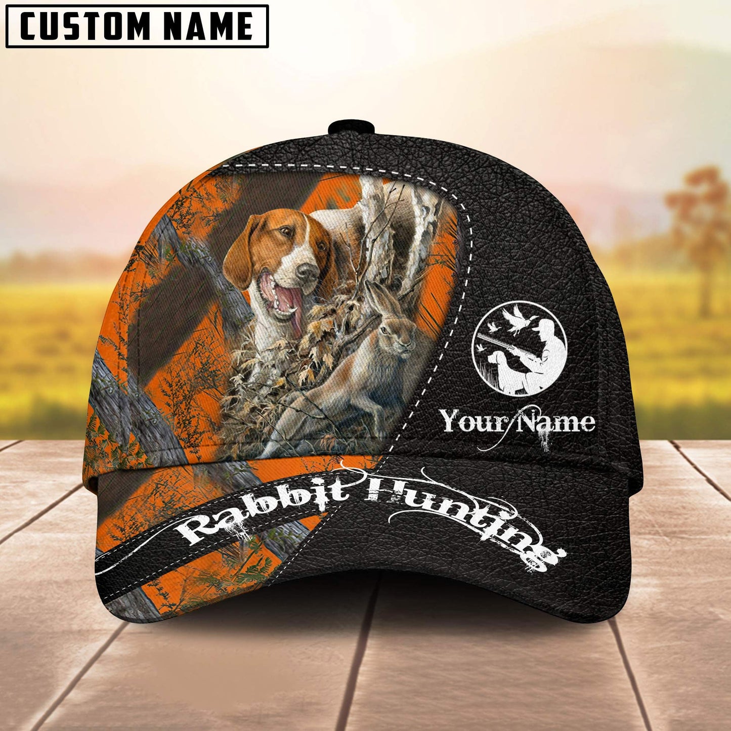 Frenzidea Rabbit Hunting Personalized Cap