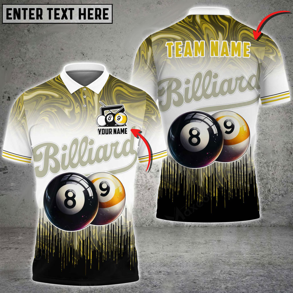 Frenzidea Billiards Ball 8,9 Event Horizon Personalized Name, Team Name Unisex Shirt ( 6 Colors )