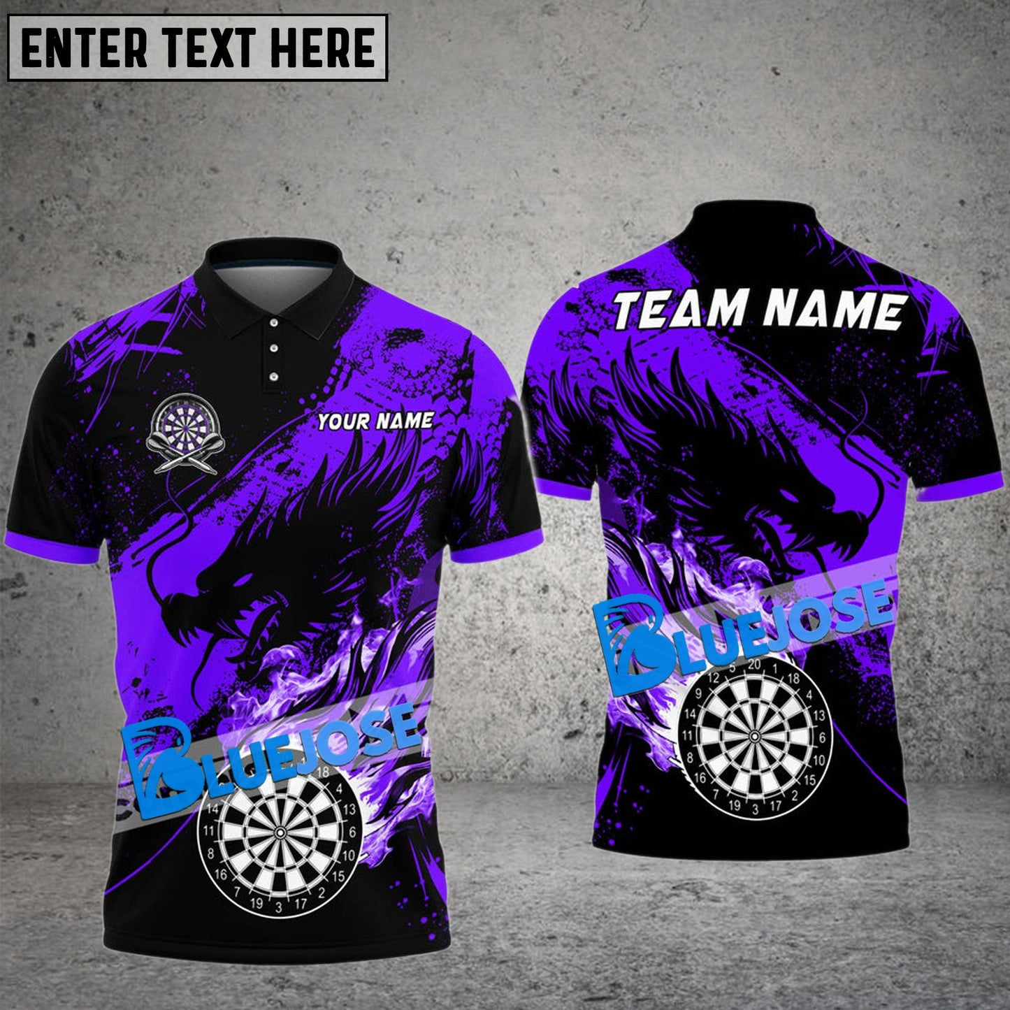 Frenzidea Darts Legend Of The Dragon God Personalized Name, Team Name 3D Shirt (6 Colors)