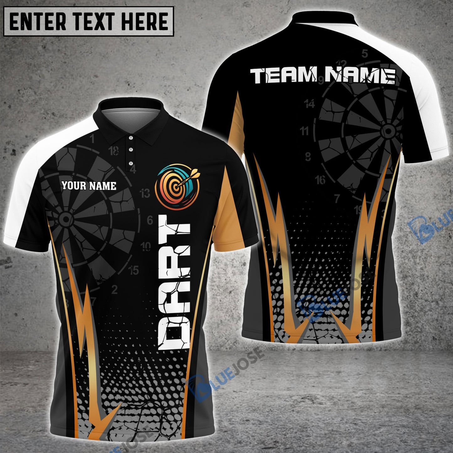 Frenzidea Darts Board Personalized Name, Team Name 3D Shirt (5 Colors)