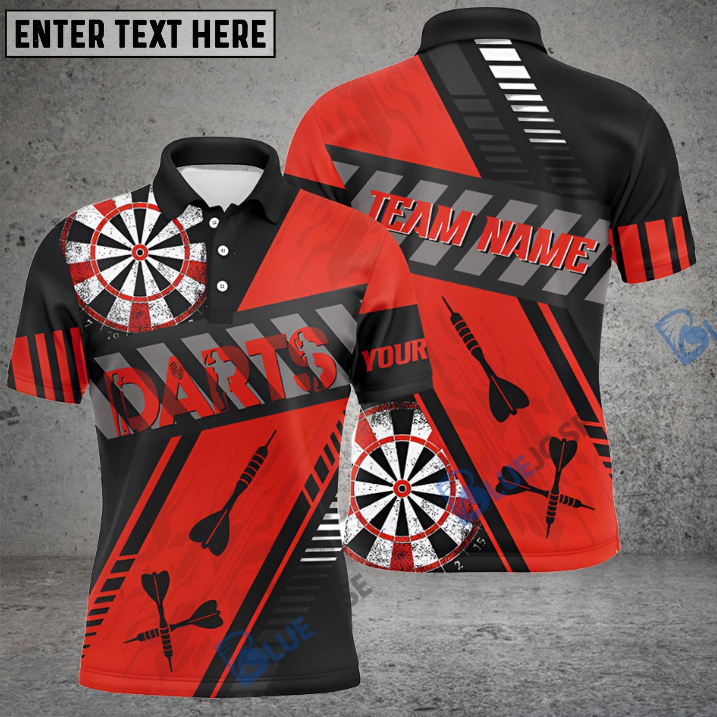 Frenzidea Darts Retro Sport Personalized Name, Team Name 3D Shirt (3 Colors)