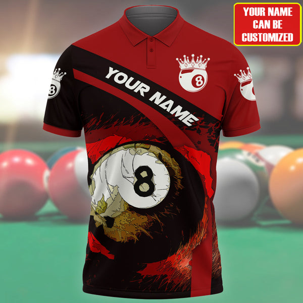 Frenzidea King of Billiard Personalized Unisex Shirt
