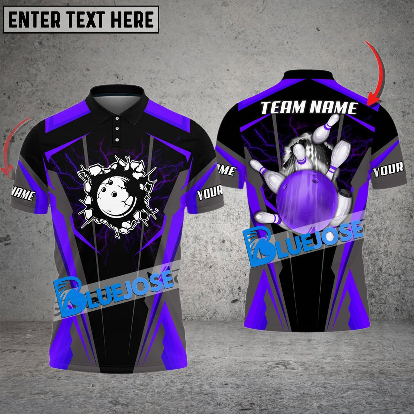 Frenzidea Bowling And Pins Crack Customized Name 3D Shirt (4 Colors)
