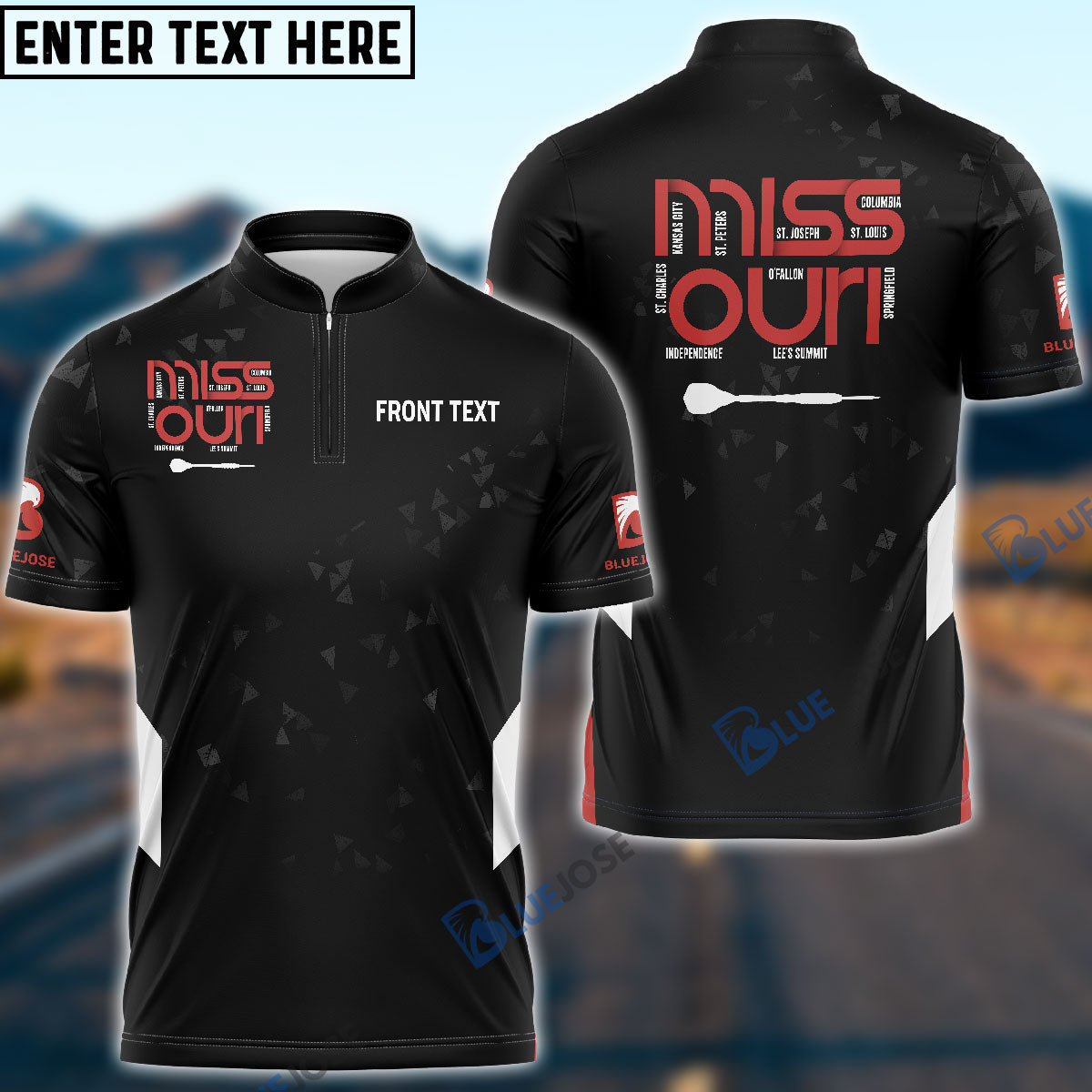 Frenzidea Missouri Darts Custom Name Shirt
