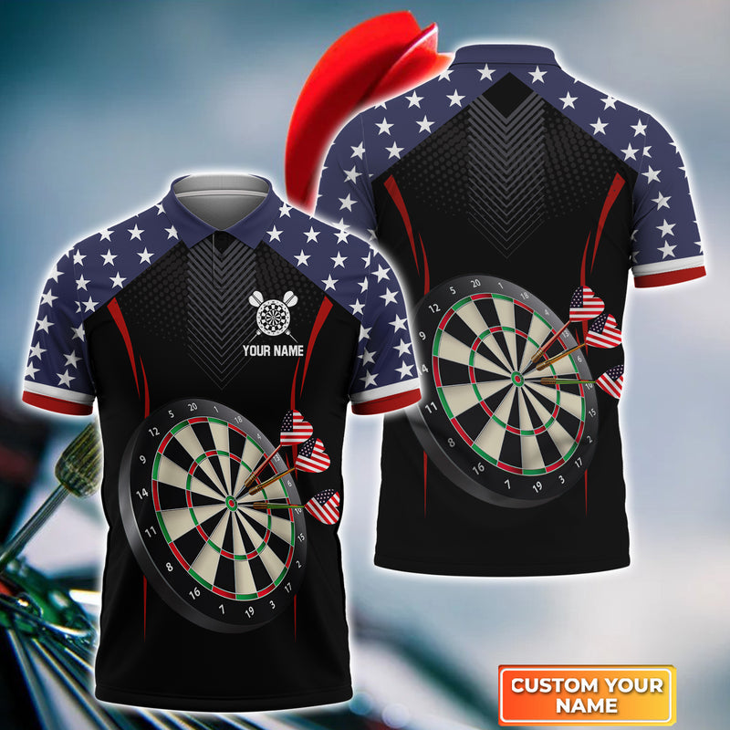 Frenzidea USA Darts Personalized Name 3D Shirt