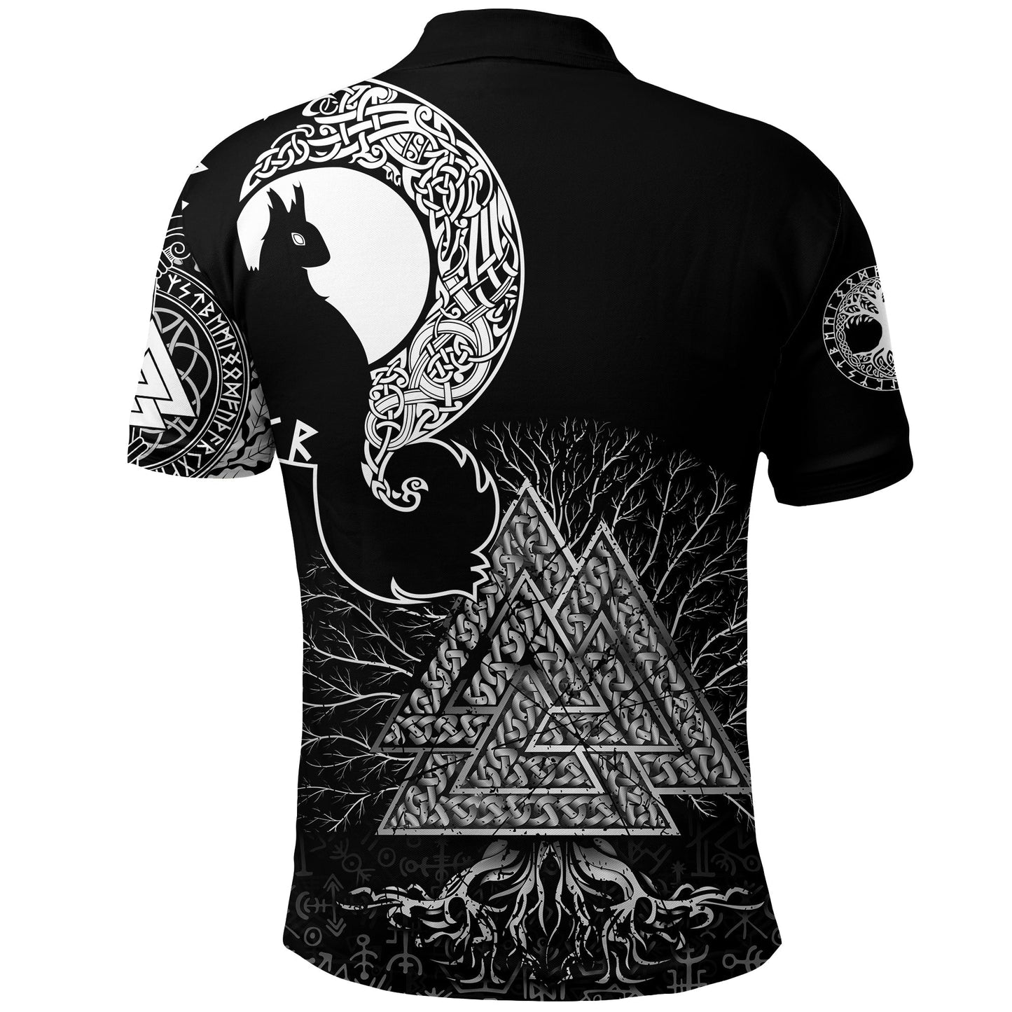 Frenzidea Viking Style Polo Shirt - Ratatoskr