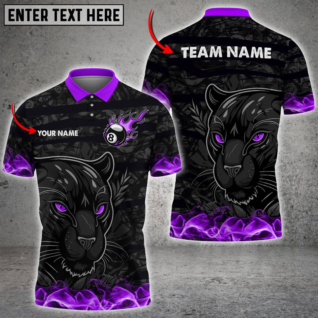 Frenzidea BilliardsBall 8 Black Panther Personalized Name, Team Name Unisex Shirt ( 4 Colors )