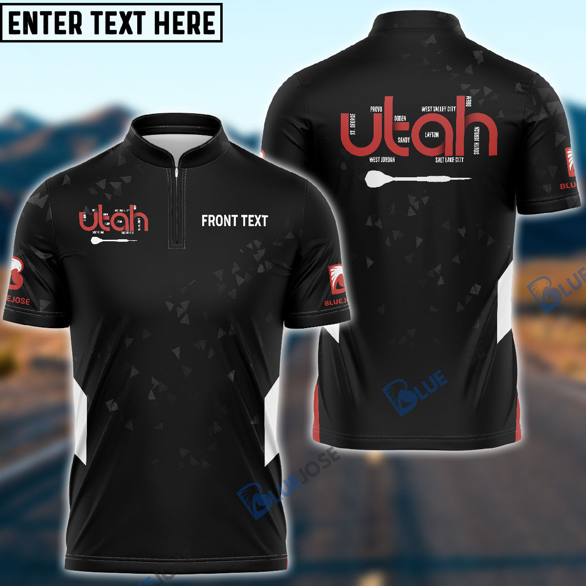 Frenzidea Utah Darts Custom Name Shirt