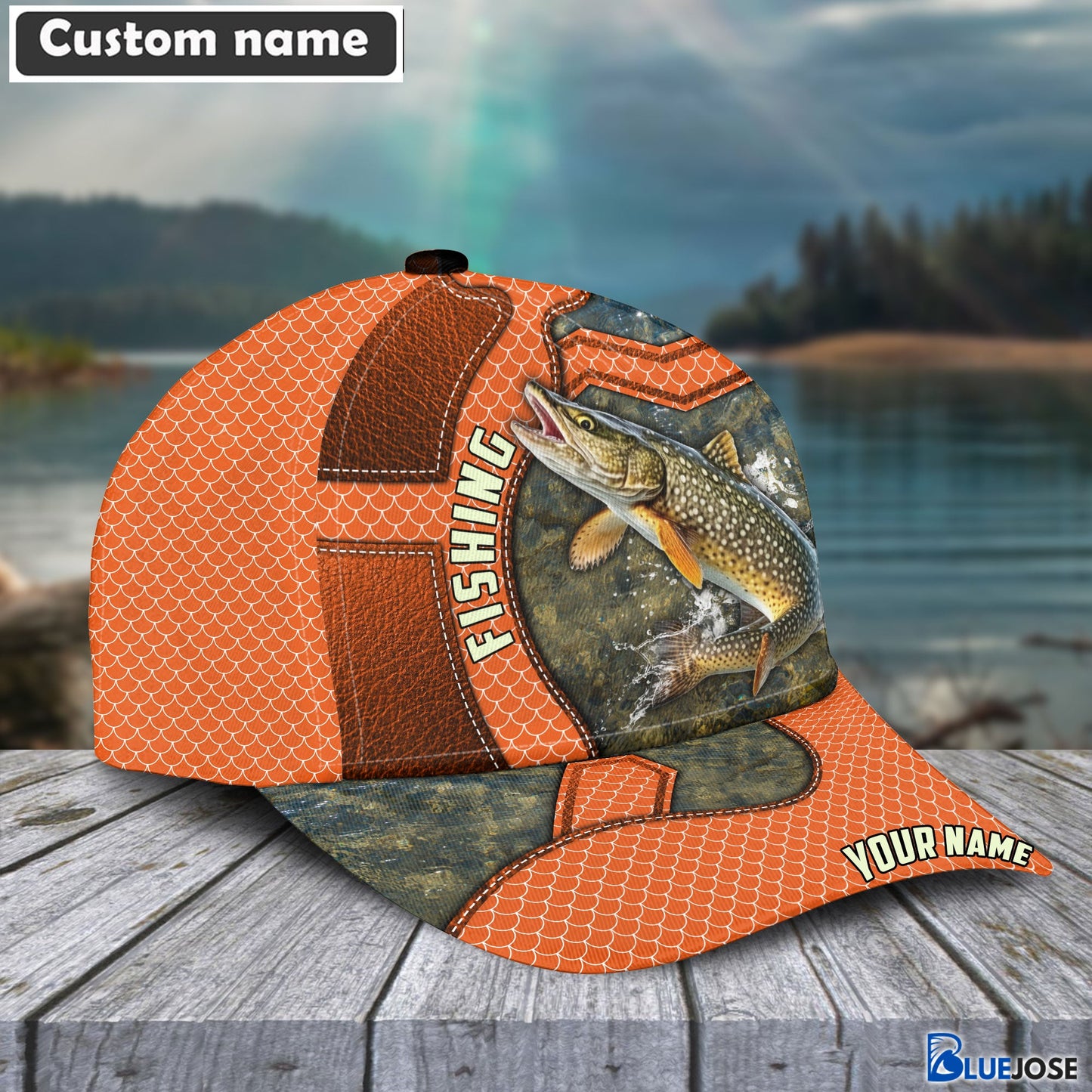 Frenzidea Pike Personalized Fishing Classic Cap