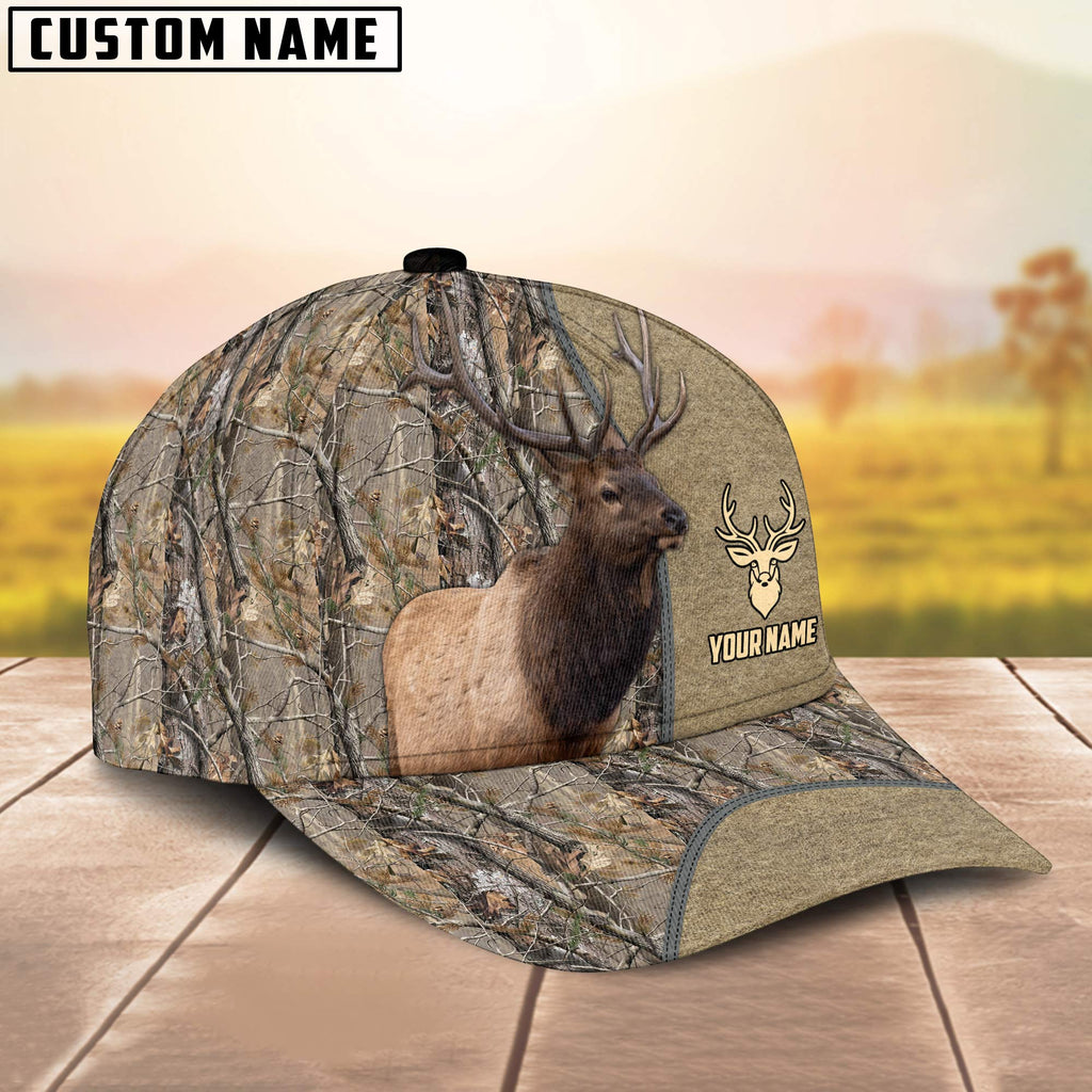 frenzidea Elk Hunting Classic Pattern 3D Personalized Cap
