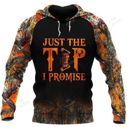 Frenzidea BowHunting Just The Tip I Promise Orange Camouflage Hunting Apparels