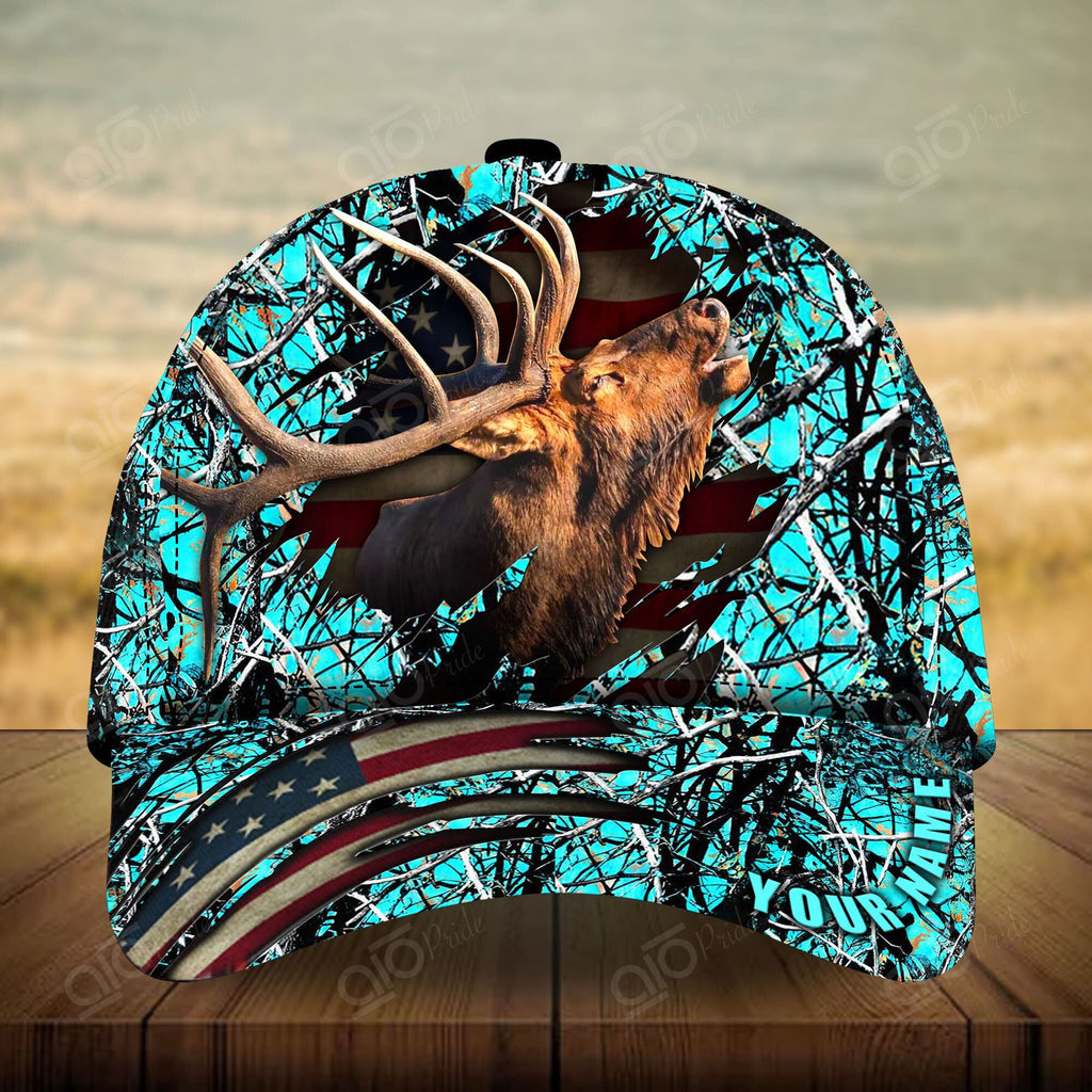 Frenzidea Premium Elk Hunting Personalized Cap