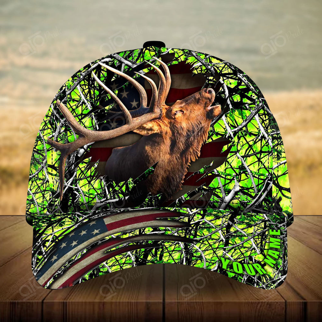 Frenzidea Premium Elk Hunting Personalized Cap