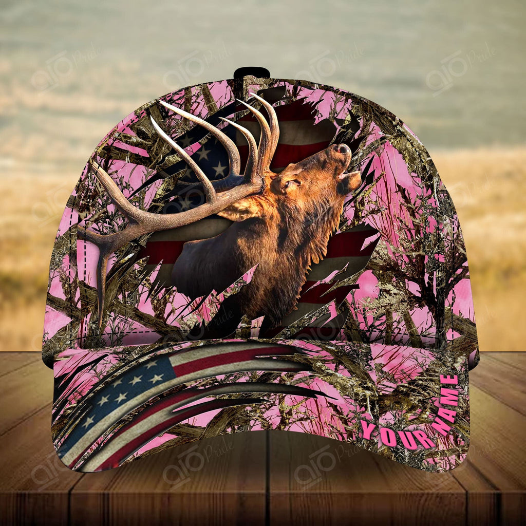 Frenzidea Premium Elk Hunting Personalized Cap