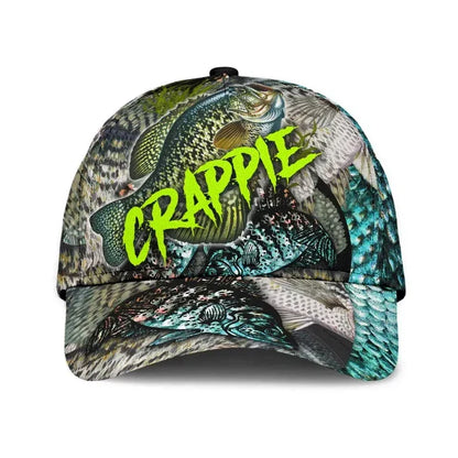 Frenzidea Personalized Crappie On Skin Fishing Cap