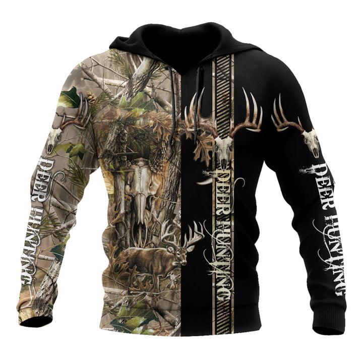 frenzidea Deer Hunting Hunter Camouflage Customized Name 3D Shirts
