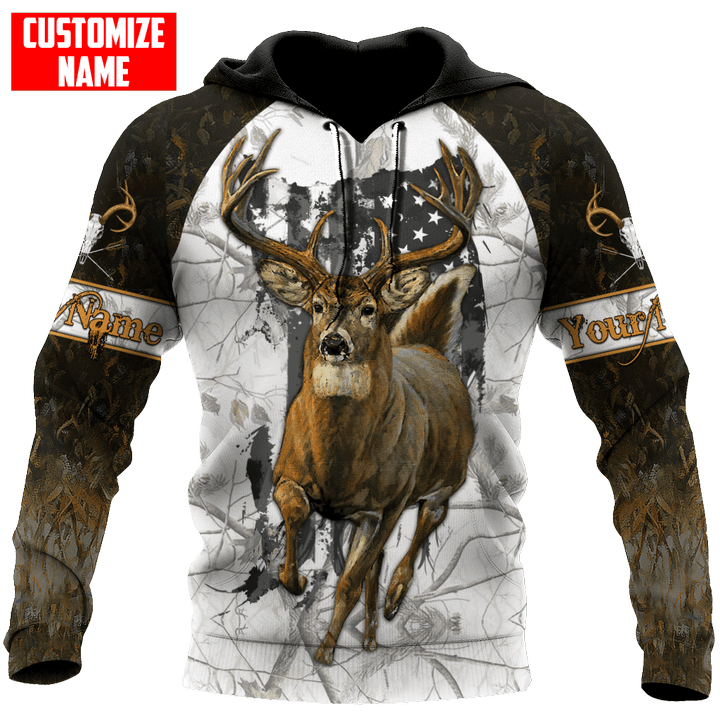 frenzidea Personalized Name Deer Hunting Season 3D Shirts