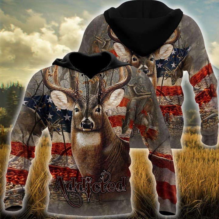 frenzidea Personalized Name Deer Hunting Bow to Hunt 3D Shirts