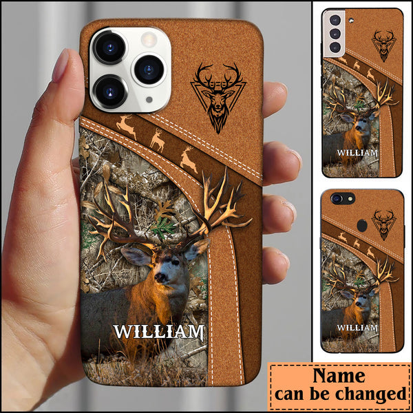 Frenzidea Leather Pattern Personalized Phone Case