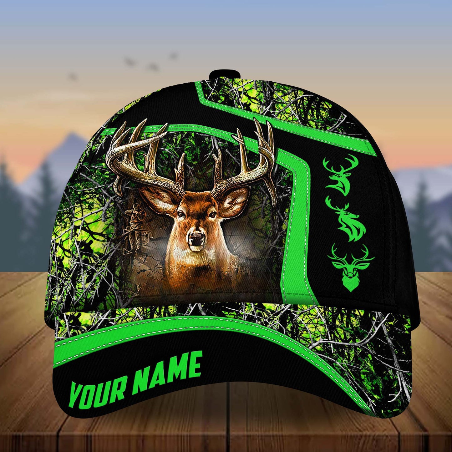 Frenzidea Premium Deer Hunting Collab Artist Personalized Classic Cap