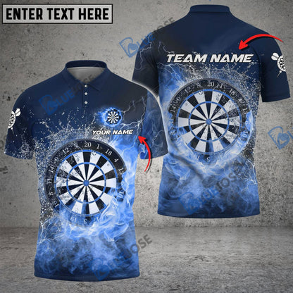 Frenzidea Darts Steaming Water Personalized Name, Team Name 3D Shirt (4 Colors)