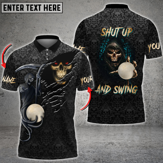 Frenzidea Golf Reaper Personalized Name, Team Name 3D Shirt