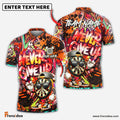 Frenzidea Darts Graffiti Funny Never Give Up Dartboard Personalized Name, Team Name Shirt (4 Colors)