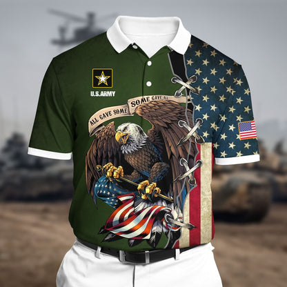 Frenzidea Premium U.S Army Polo All Over Printed