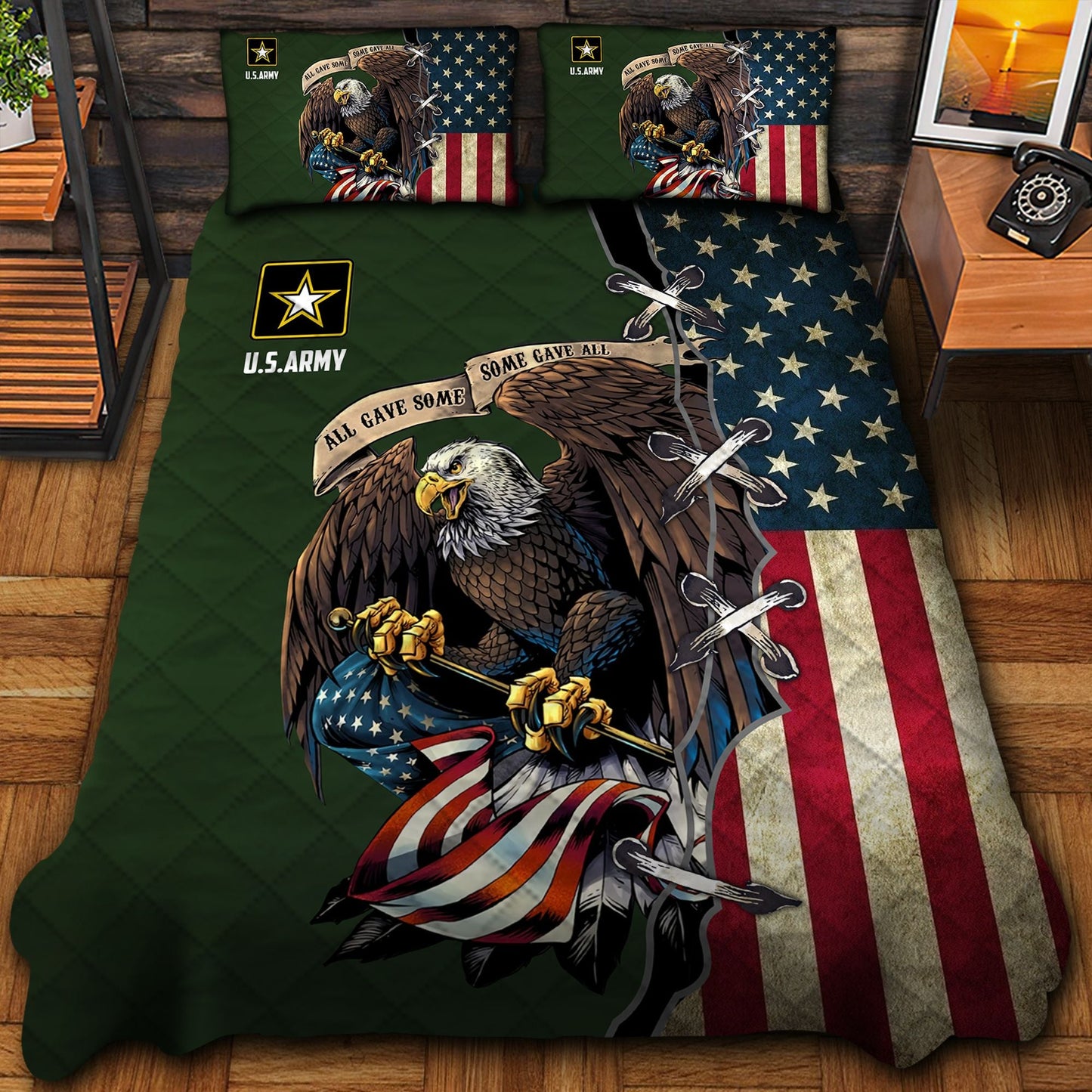 Frenzidea Premium U.S Army Polo All Over Printed