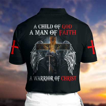 Frenzidea Premium Jesus 1 3D Polo All Over Printed