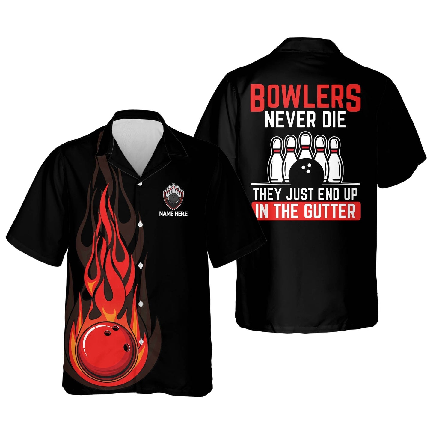 Frenzideas Blowers Never Die They Just End Up In The Gutter Personalized Name Hawaiian Shirt