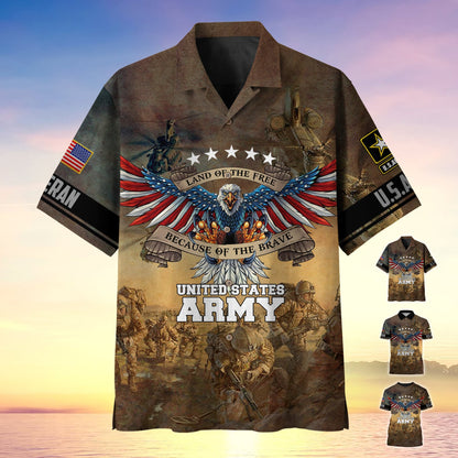 Frenzidea Premium U.S. Army Veteran Polo Shirt