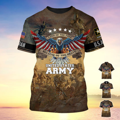 Frenzidea Premium U.S. Army Veteran Polo Shirt