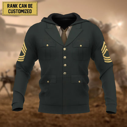 Frenzidea Premium Personalised Multiple Services US Veteran Hoodie