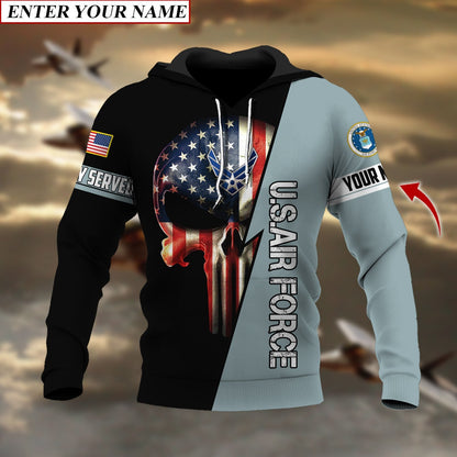 Frenzidea Personalised Premium The Punisher Veteran Hoodie