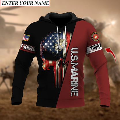 Frenzidea Personalised Premium The Punisher Veteran Hoodie