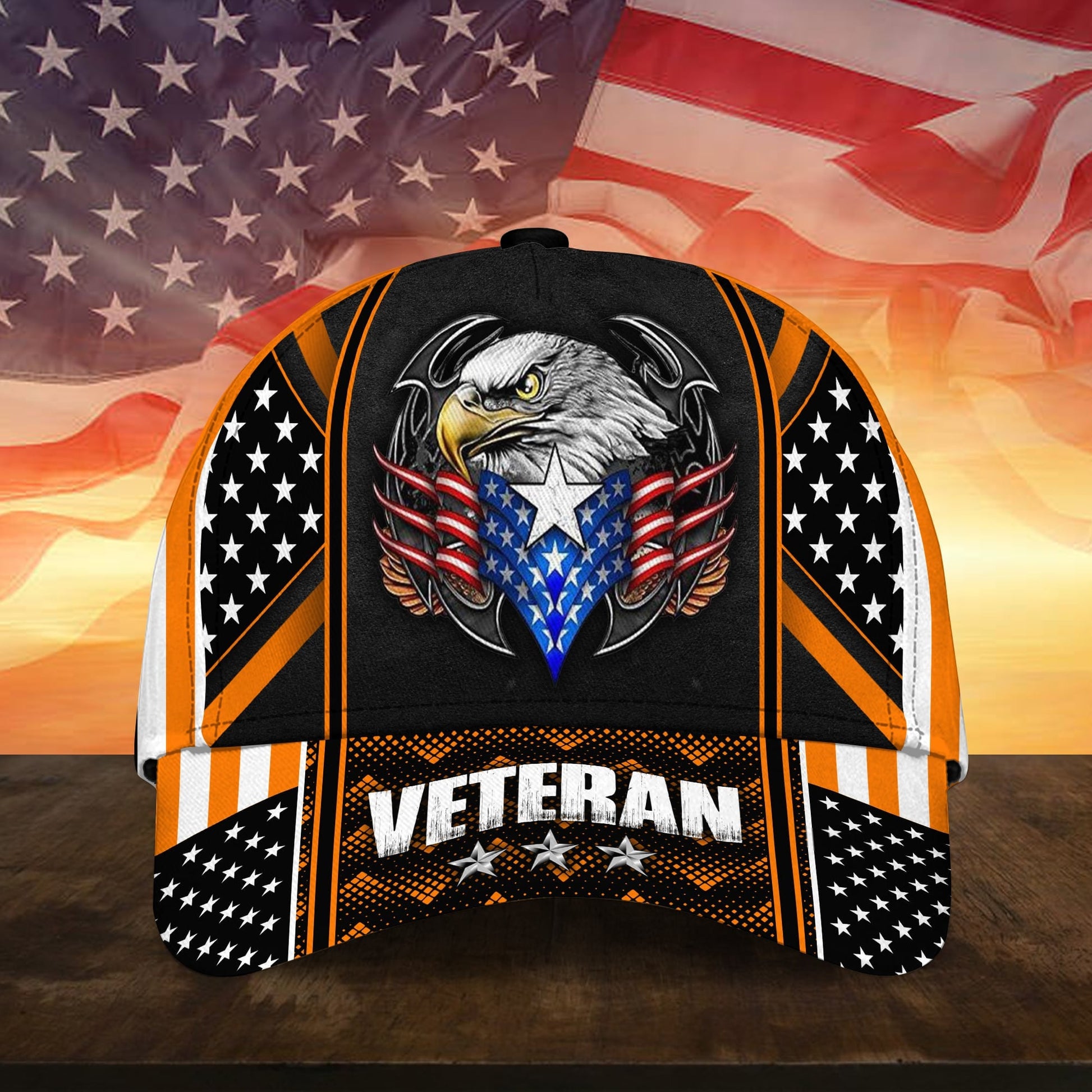 BlueJose Premium Multiple Color Veteran 3D Cap PVC100201