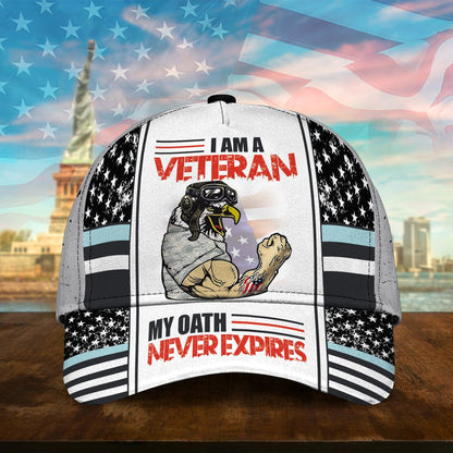 BlueJose Premium U.S Multiple Service Veteran 3D Cap PVC260201