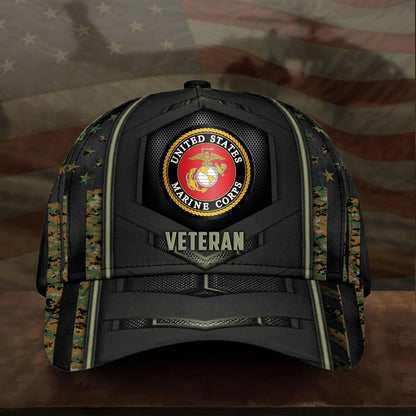 BlueJose Premium U.S Multiple Service Veteran 3D Cap PVC080402