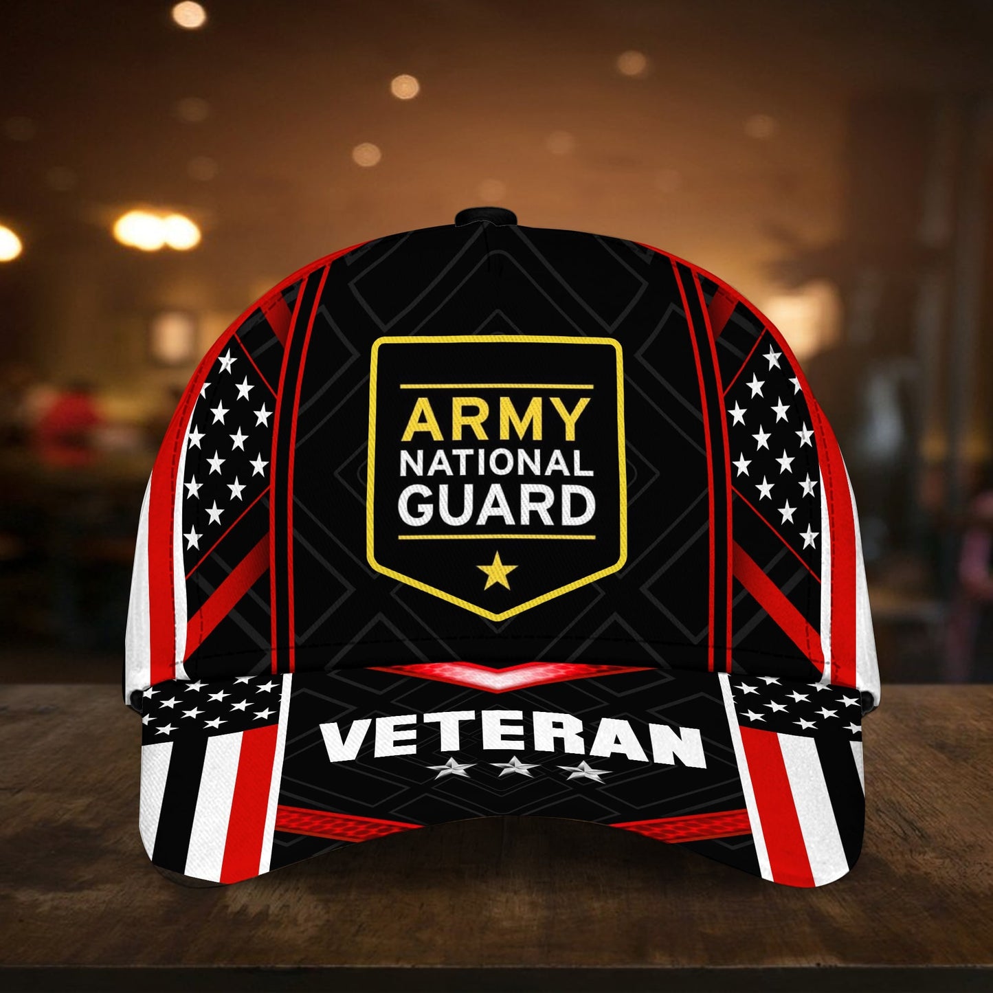 BlueJose Unique Army National Guard Veteran Cap PVC150610